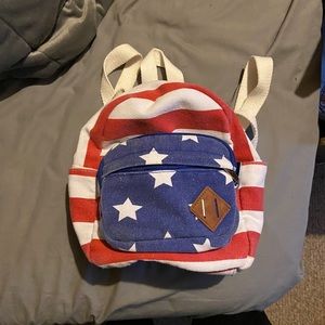 Small American Flag backpack